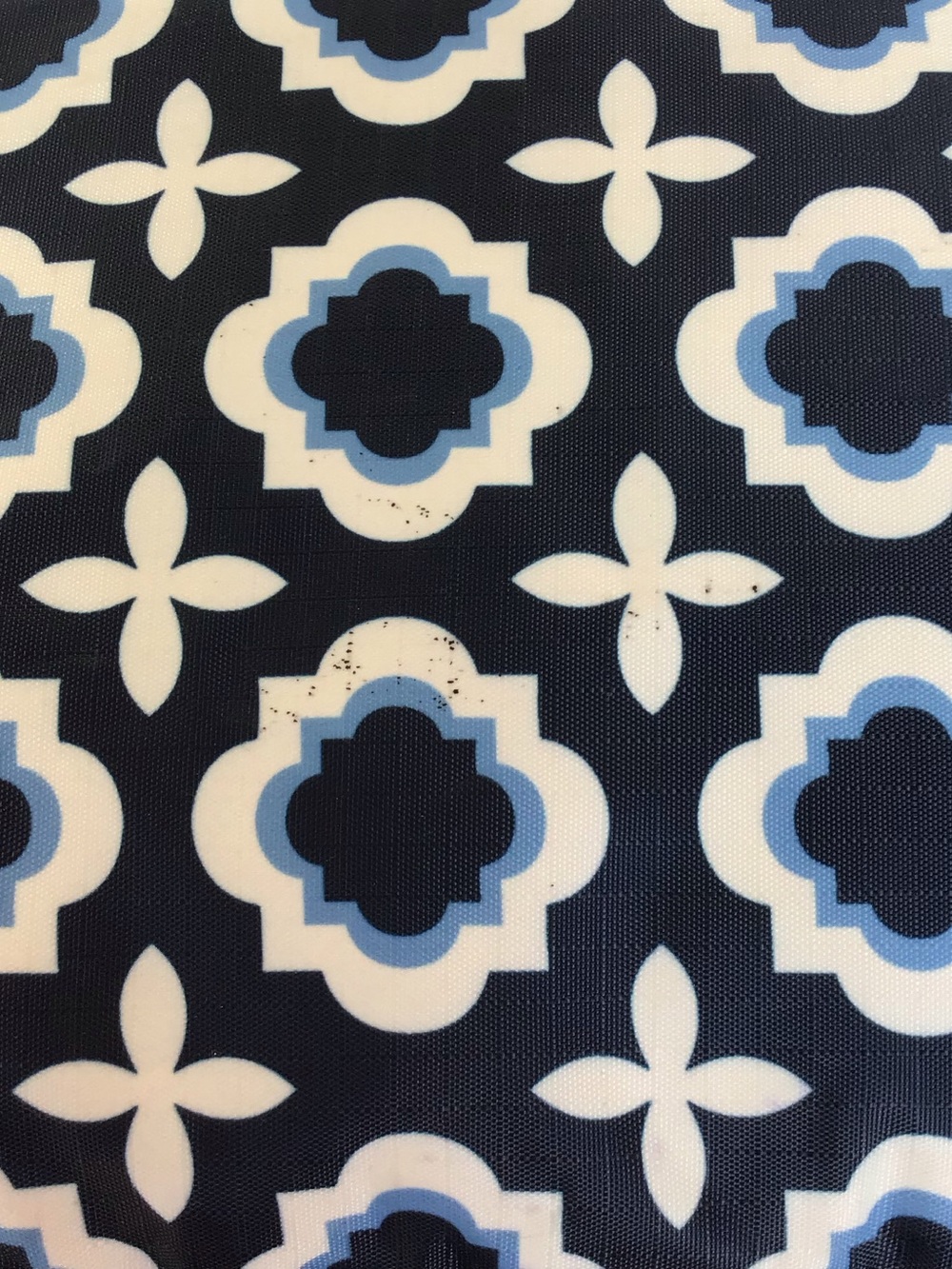 Brighton Blue White Nylon Tote - Picture 8 of 11
